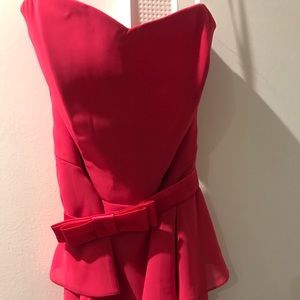 Pink formal long dress, new